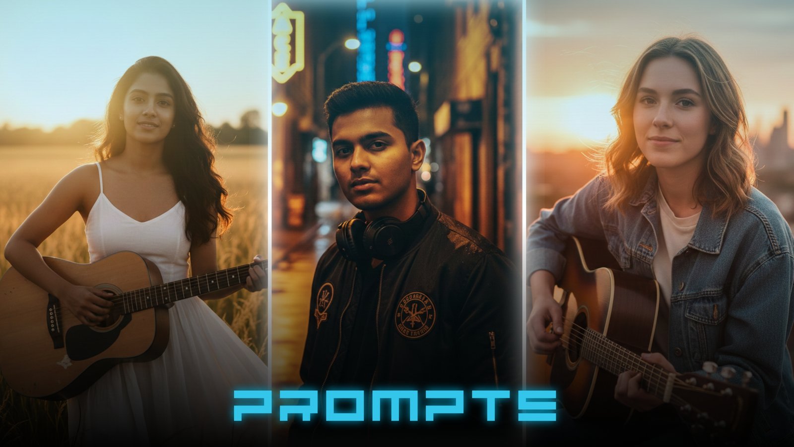 10 Creative Gemini Prompts That Turn Music Portraits into Golden Hour Cinema