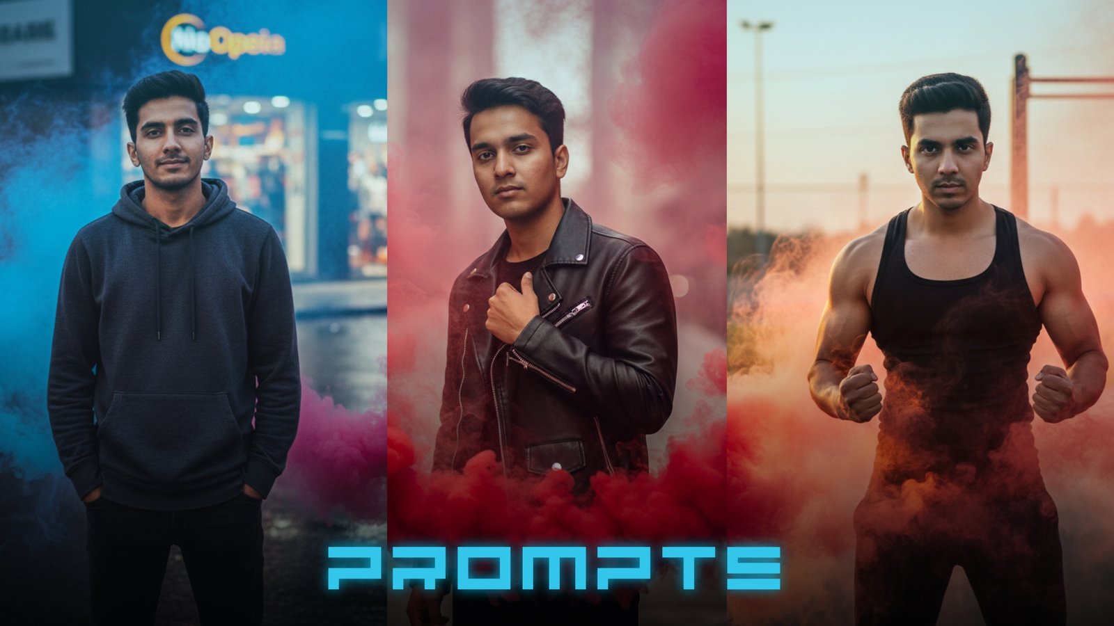 10 Viral Gemini Prompts for Boys Smoke Effect Photos