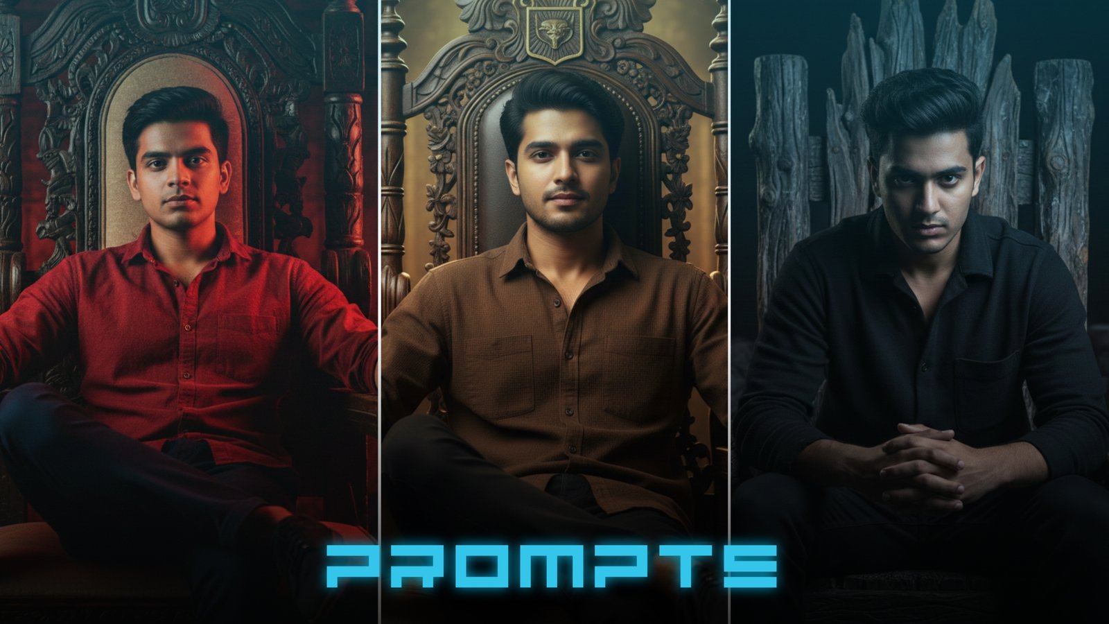 10 Dark Sitting on Throne Google Gemini Prompts for Boys