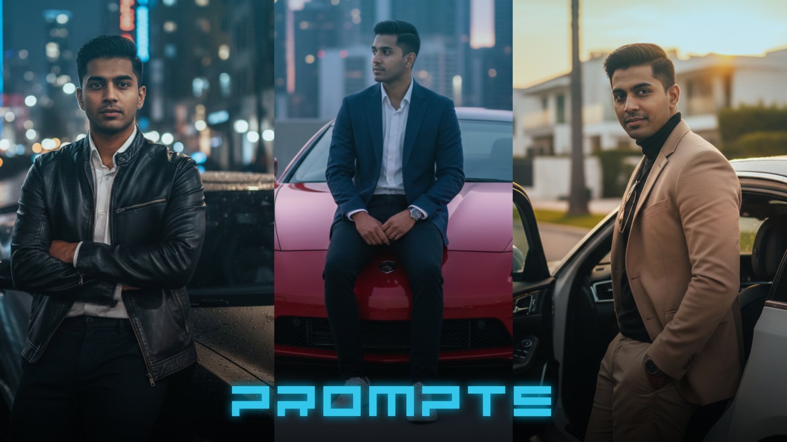 10 Gemini AI Prompts for High End Luxury Car Lifestyle Portraits