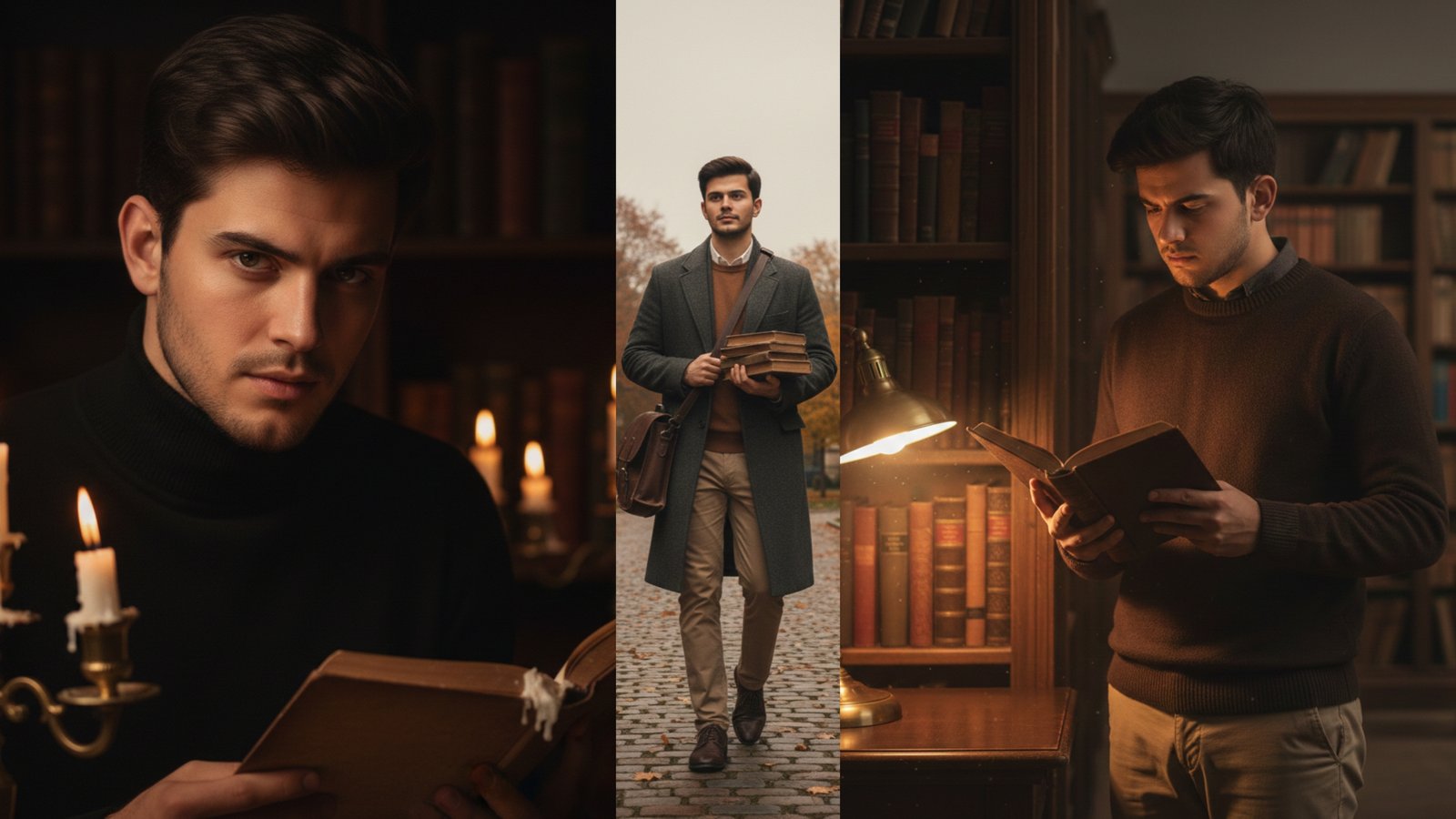 10 Dark Academia Men Aesthetic Google Gemini Prompts 2026